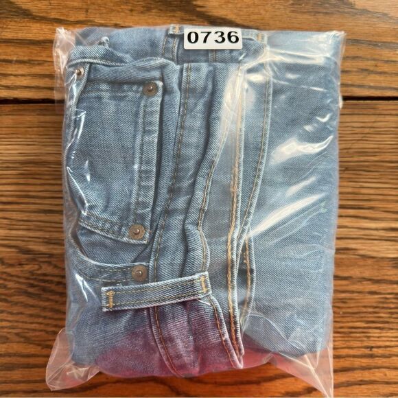 Levi’s 514 Jeans Classic Straight Fit Blue Jeans Men’s Size 36 X 30 - Picture 5 of 6